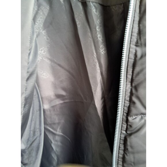 Women's Grey Hooded Puffer Jacket Size Large French Connection Gray - Picture 5 of 14